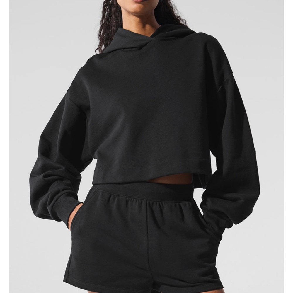Alo Bae Cropped Hoodie